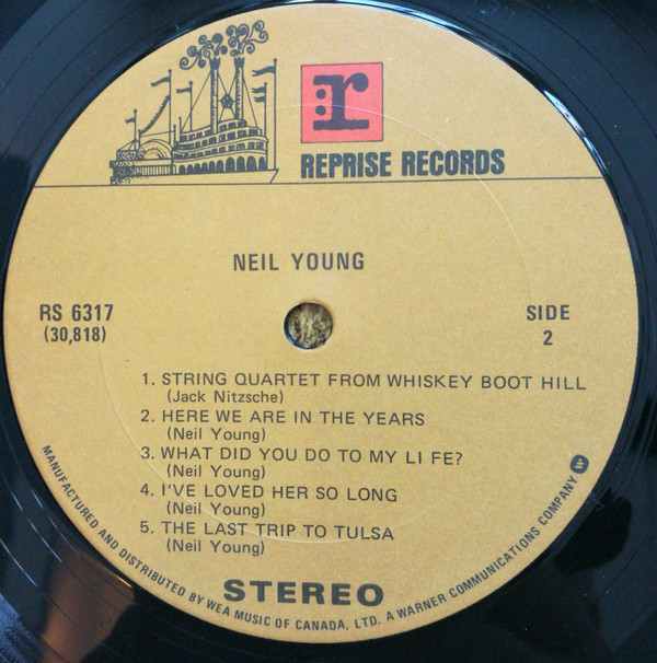 Neil Young - Neil Young (LP, Album, RE)