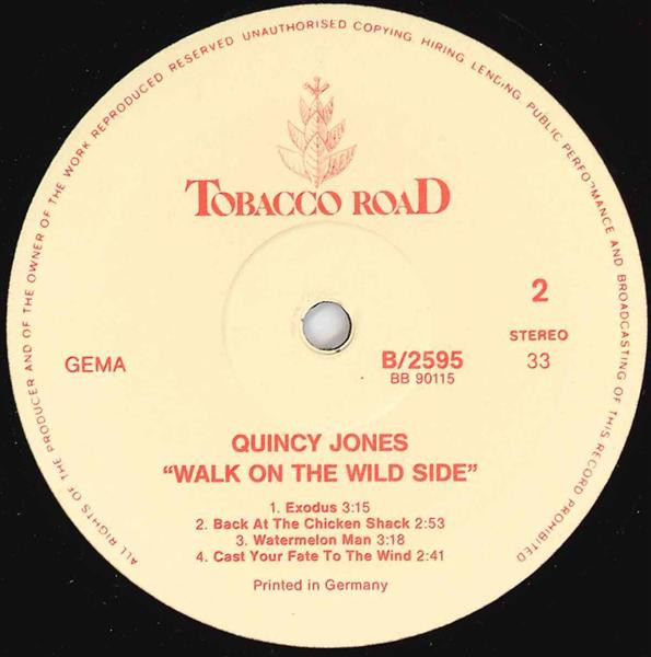 Quincy Jones - Walk On The Wild Side (LP, Comp)