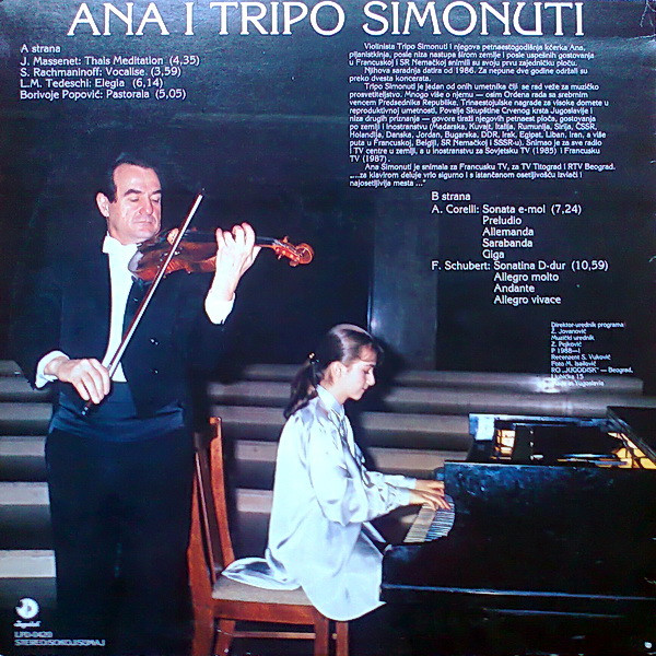 Ana* I Tripo Simonuti - Ana I Tripo Simonuti (LP, Album)