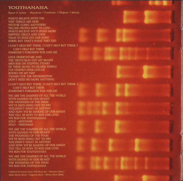 Megadeth - Youthanasia (CD, Album, Copy Prot., RE, RM, Rem)