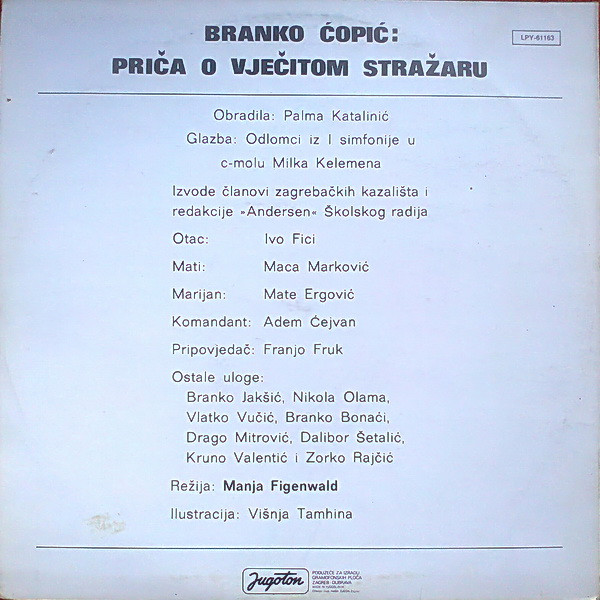 Branko Ćopić - Priča O Vječitom Stražaru (LP, Album, RE)