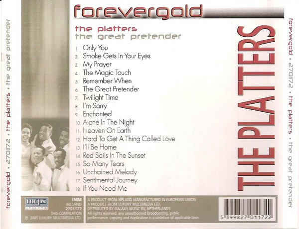The Platters - The Great Pretender (CD, Comp)