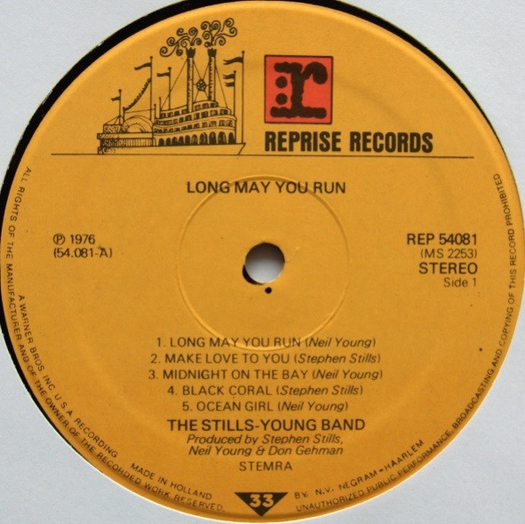 The Stills-Young Band - Long May You Run (LP, Album)
