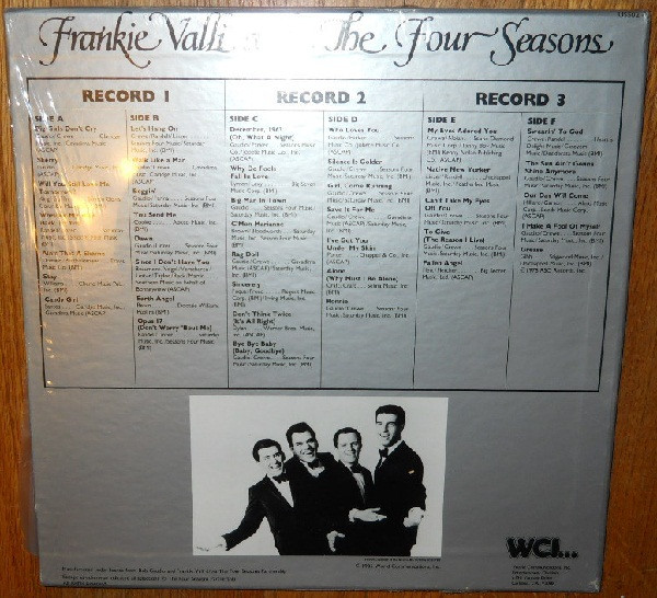 Frankie Valli And The Four Seasons* - Silver Anniversary Collection (3xLP, Comp + Box)