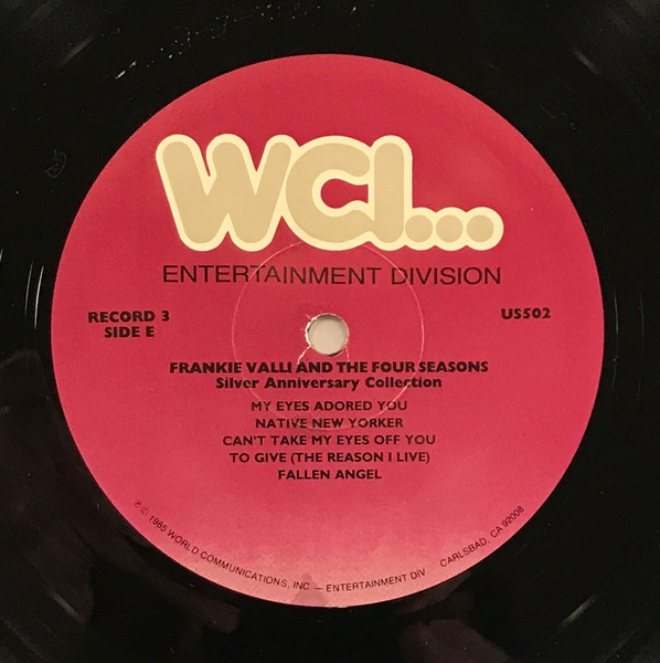 Frankie Valli And The Four Seasons* - Silver Anniversary Collection (3xLP, Comp + Box)