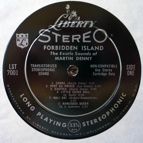 Martin Denny - Forbidden Island (LP, Album)