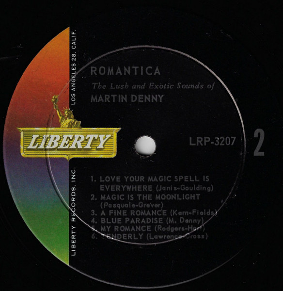 Martin Denny - Romantica (LP, Album, Mono, Ind)