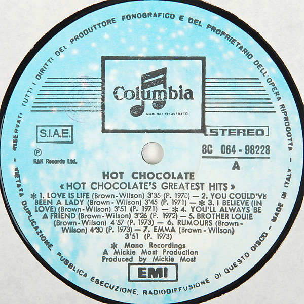 Hot Chocolate - XIV Greatest Hits (LP, Comp)
