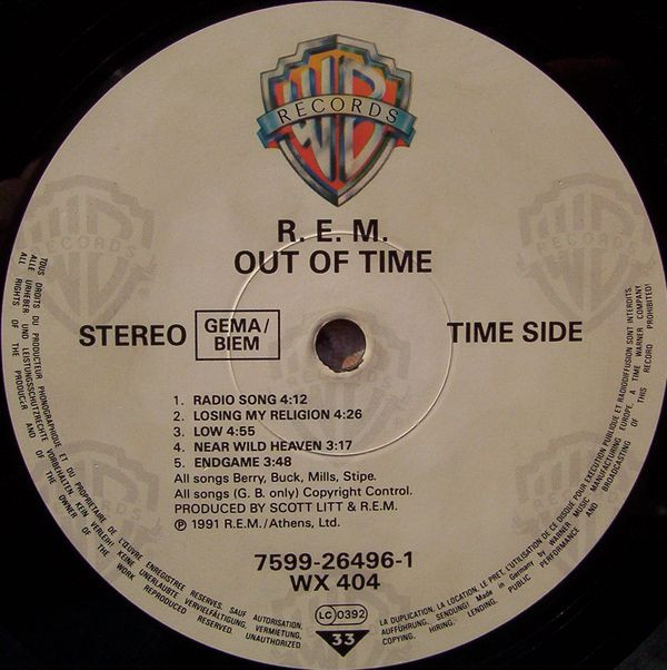 R.E.M. - Out Of Time (LP, Album)