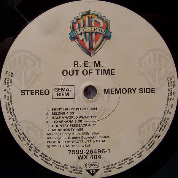 R.E.M. - Out Of Time (LP, Album)