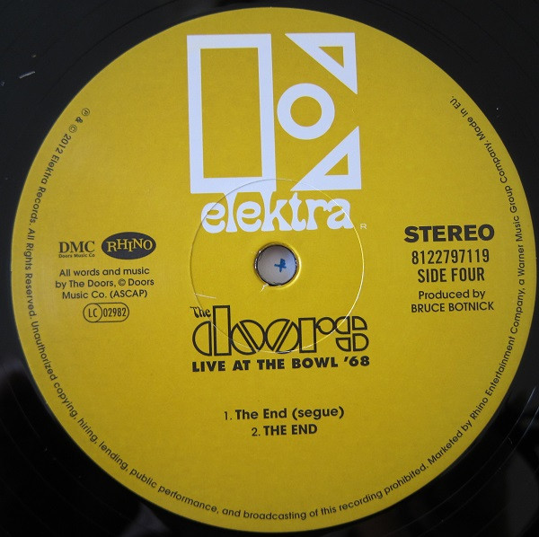 The Doors - Live At The Bowl '68 (2xLP, Album, Gat)