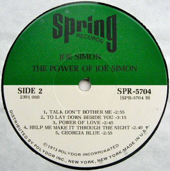 Joe Simon - The Power Of Joe Simon (LP, Album)