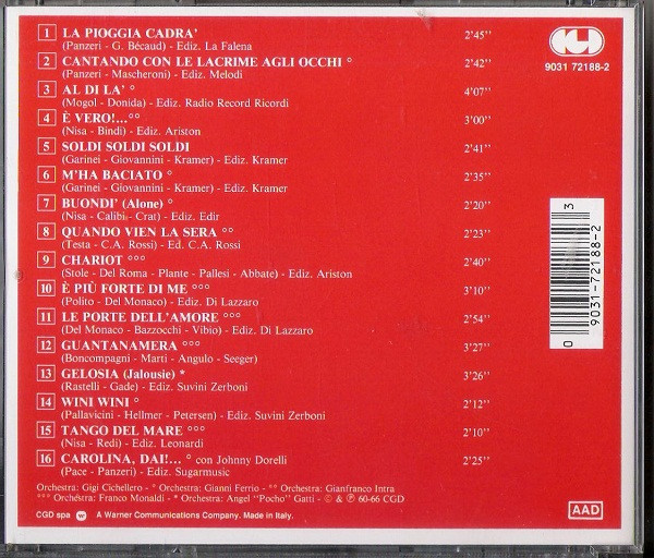 Betty Curtis - Le PiÃ¹ Belle Canzoni (CD, Comp)