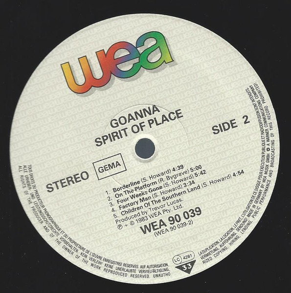 Goanna - Spirit Of Place (LP, Album)