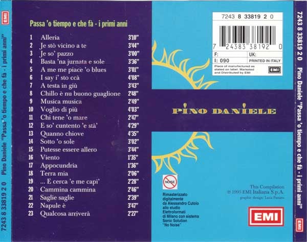 Pino Daniele - Passa 'O Tiempo E Che Fà - I Primi Anni (CD, Comp)