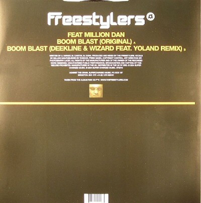 Freestylers Feat. Million Dan - Boom Blast (12