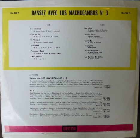 Los Machucambos - Dansez Avec Los Machucambos N° 3 (LP)