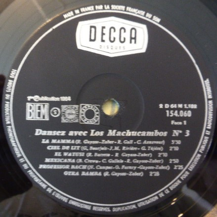 Los Machucambos - Dansez Avec Los Machucambos N° 3 (LP)