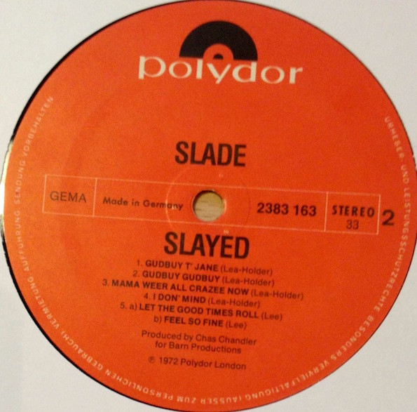 Slade - Slayed? (LP, Album)