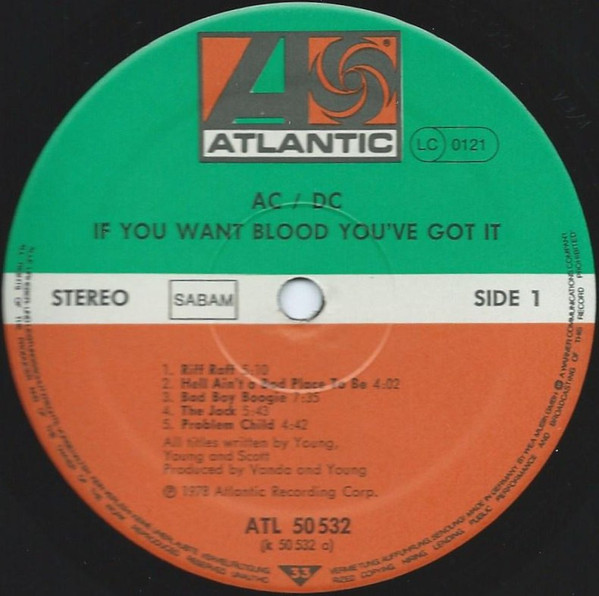 AC/DC - If You Want Blood You've Got It (LP, Album)