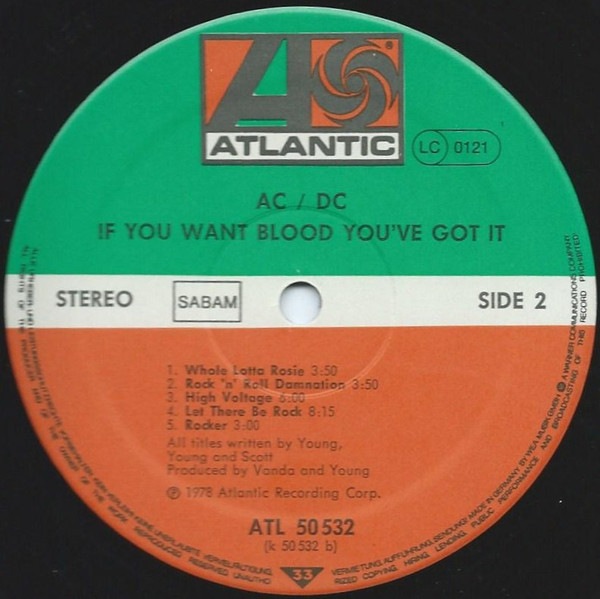 AC/DC - If You Want Blood You've Got It (LP, Album)