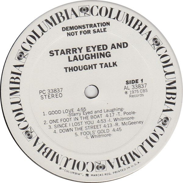 Starry Eyed And Laughing - Thought Talk (LP, Album, Promo)