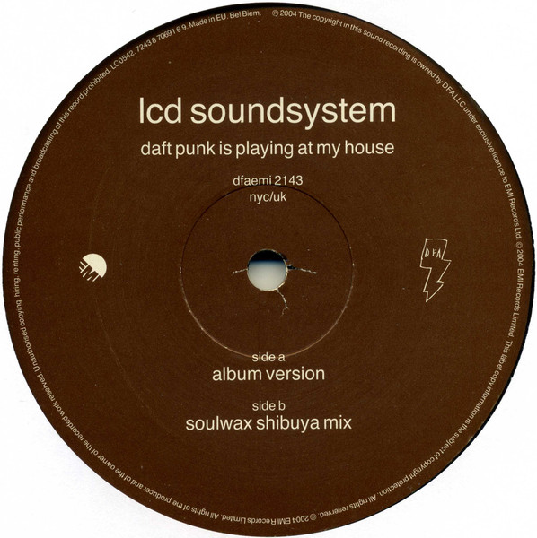 LCD Soundsystem - Daft Punk Is Playing At My House (12