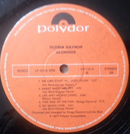 Gloria Gaynor - Glorious (LP, Album)