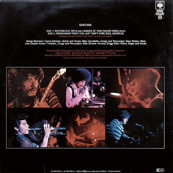 Santana - Santana (LP, Album, RE)