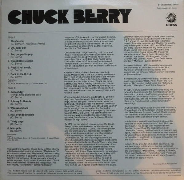 Chuck Berry - Chuck Berry Greatest Hits (LP, Comp)