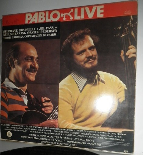 Stéphane Grappelli + Joe Pass + Niels-Henning Ørsted Pedersen - Tivoli Gardens, Copenhagen, Denmark (LP, Album)