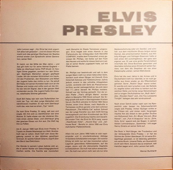 Elvis Presley - A Portrait In Music (LP, Comp, Gat)