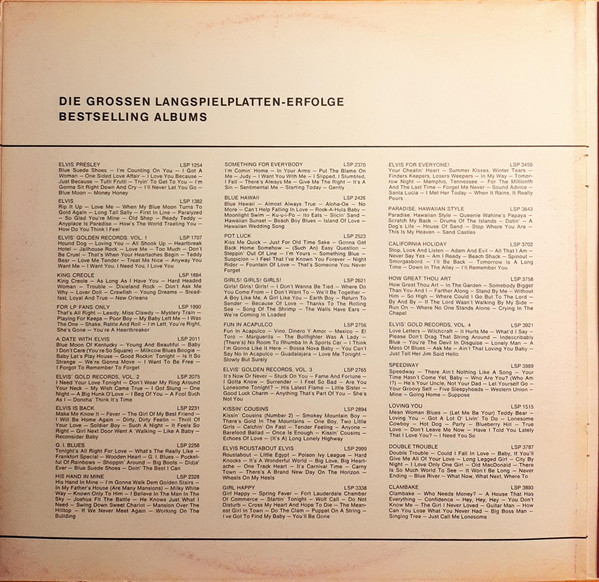 Elvis Presley - A Portrait In Music (LP, Comp, Gat)