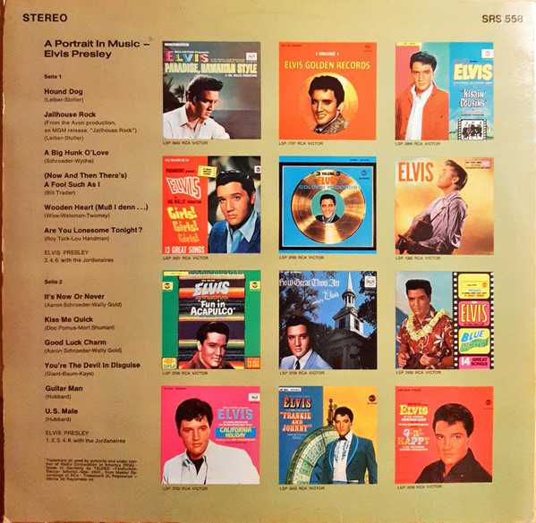 Elvis Presley - A Portrait In Music (LP, Comp, Gat)