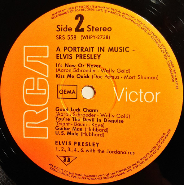 Elvis Presley - A Portrait In Music (LP, Comp, Gat)