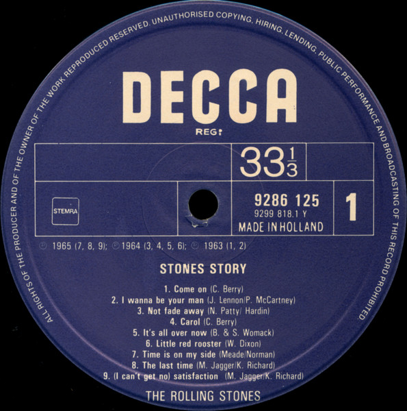 The Rolling Stones - Stones Story (2xLP, Comp)
