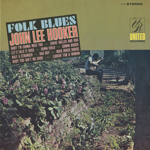 John Lee Hooker - Folk Blues (LP, Comp, RE)