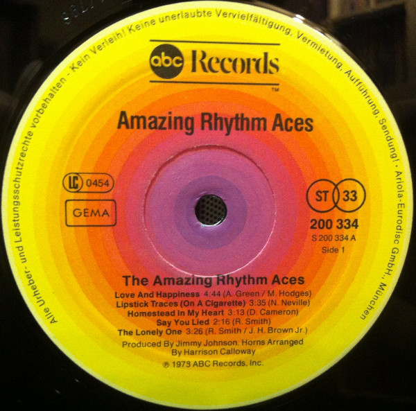The Amazing Rhythm Aces - Amazing Rhythm Aces (LP)