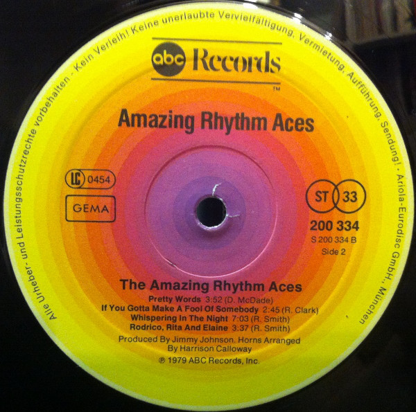 The Amazing Rhythm Aces - Amazing Rhythm Aces (LP)