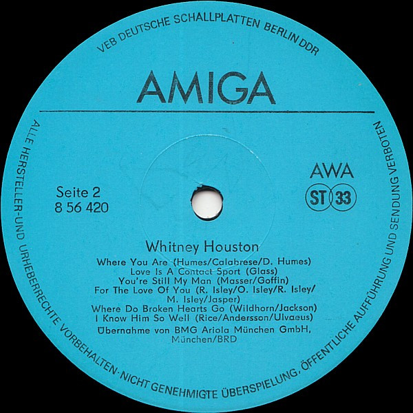 Whitney Houston - Whitney (LP, Album)