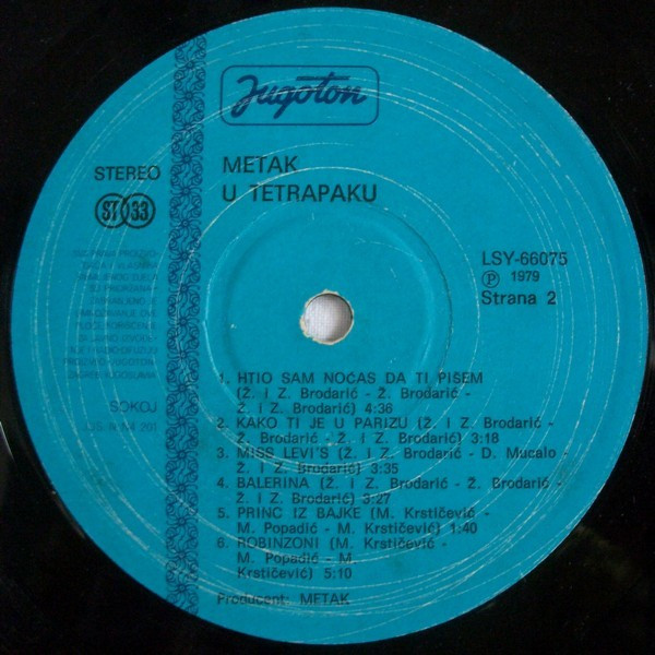 Metak - U Tetrapaku (LP, Album, Bri)