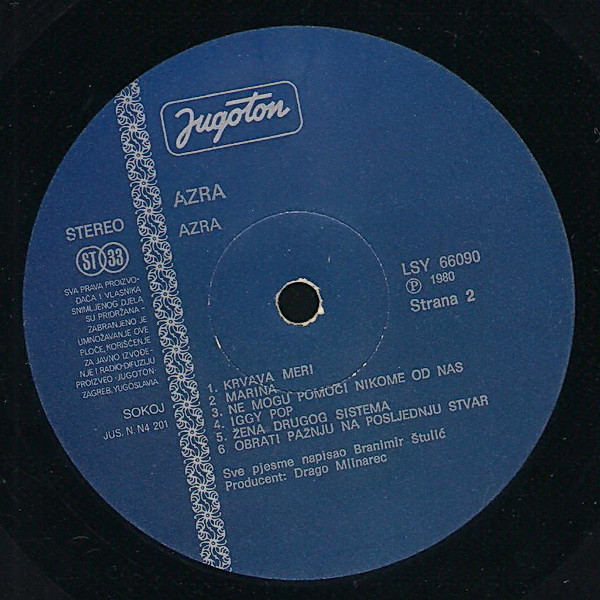 Azra (3) - Azra (LP, Album, RP)