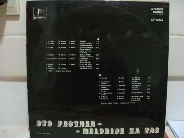 Oto Pestner - Melodije Za Vas (LP, Album)