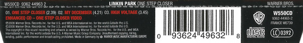 Linkin Park - One Step Closer (CD, Single, Enh)