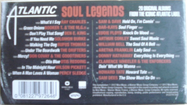 Various - Atlantic Soul Legends (20xCD, Album, RE + Box + Comp)