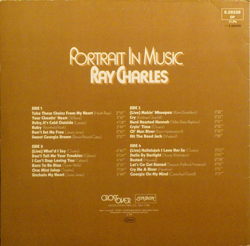 Ray Charles - Portrait In Music (2xLP, Comp)