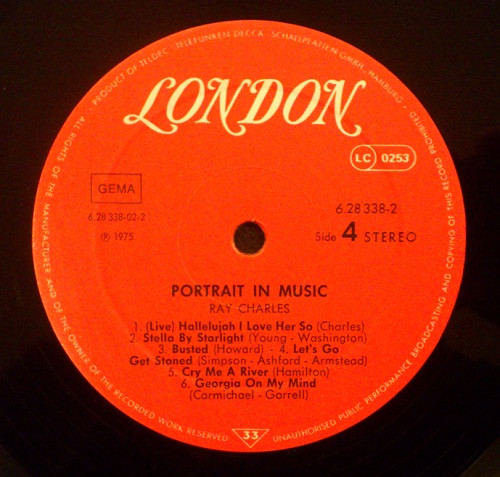 Ray Charles - Portrait In Music (2xLP, Comp)