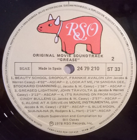Various - Grease (The Original Soundtrack From The Motion Picture) (2xLP, Album, Gat)