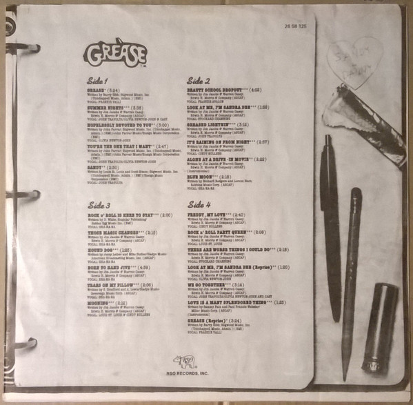 Various - Grease (The Original Soundtrack From The Motion Picture) (2xLP, Album, Gat)