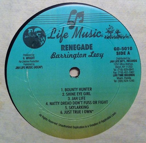 Barrington Levy - Renegade (LP)
